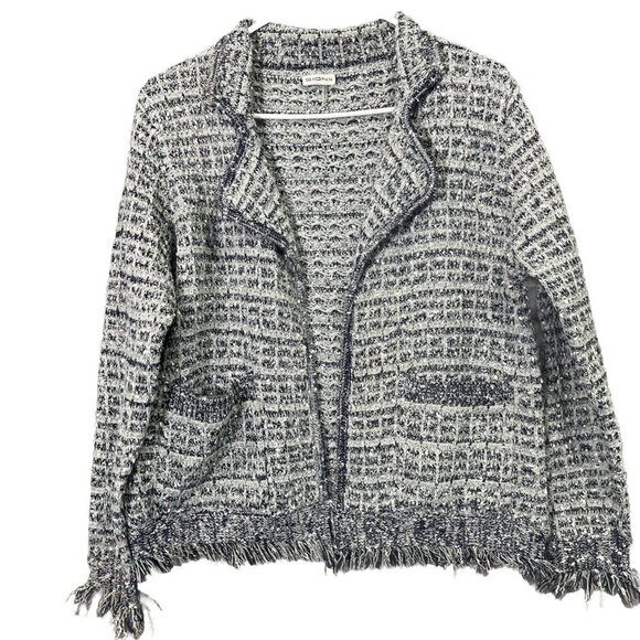 Sioni Womens Boucle Knit Cardigan Size M Evening Jacket Formal Business Elegant - Picture 1 of 6